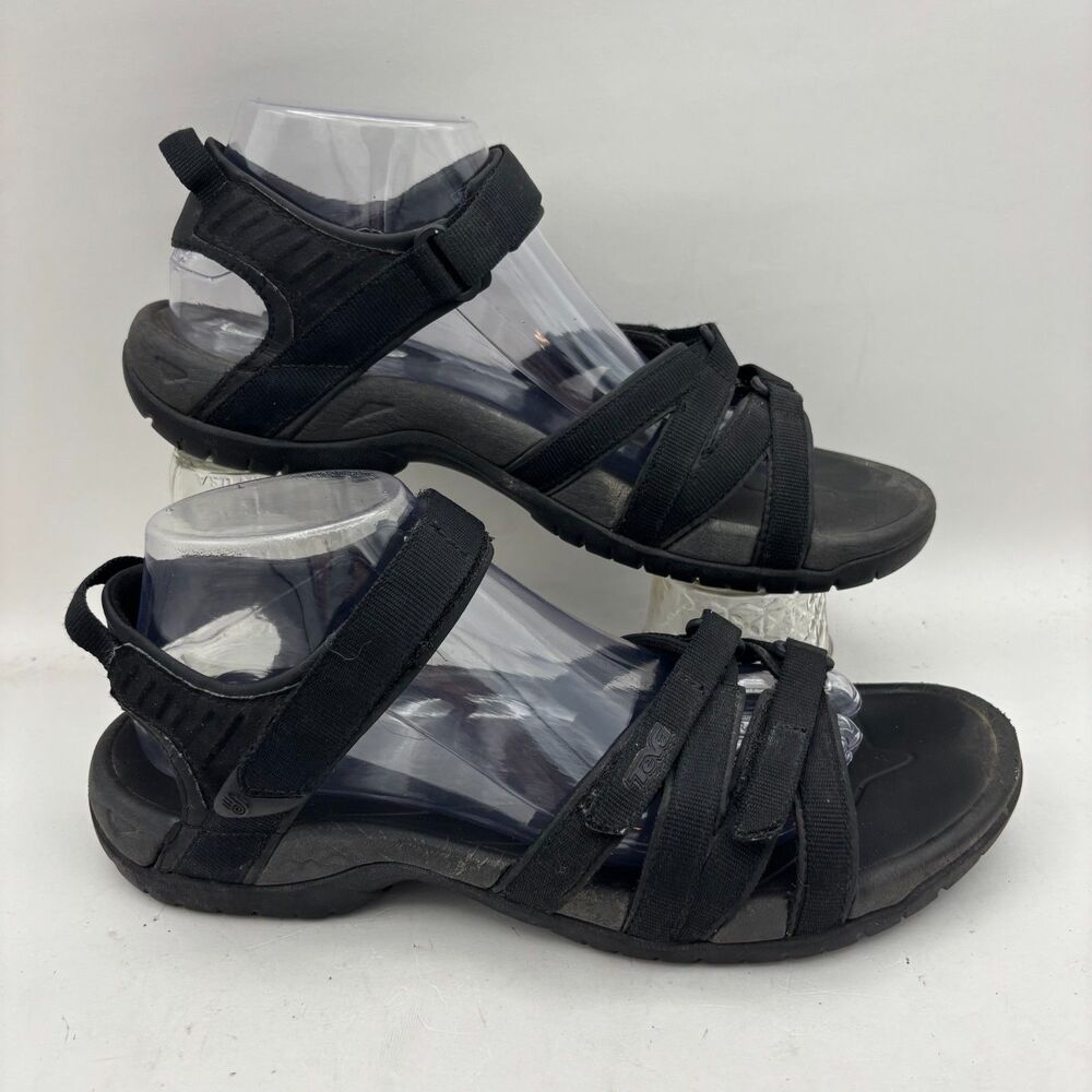 Teva Tirra Women's Size 10 Black Sport Hiking Sandals 4266 Adjustable Straps